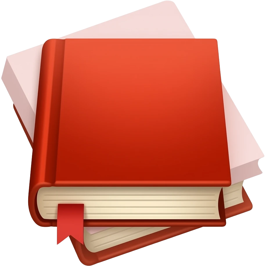 libro rojo emoji