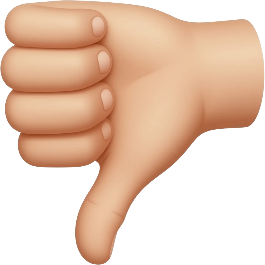 Dislike emoji