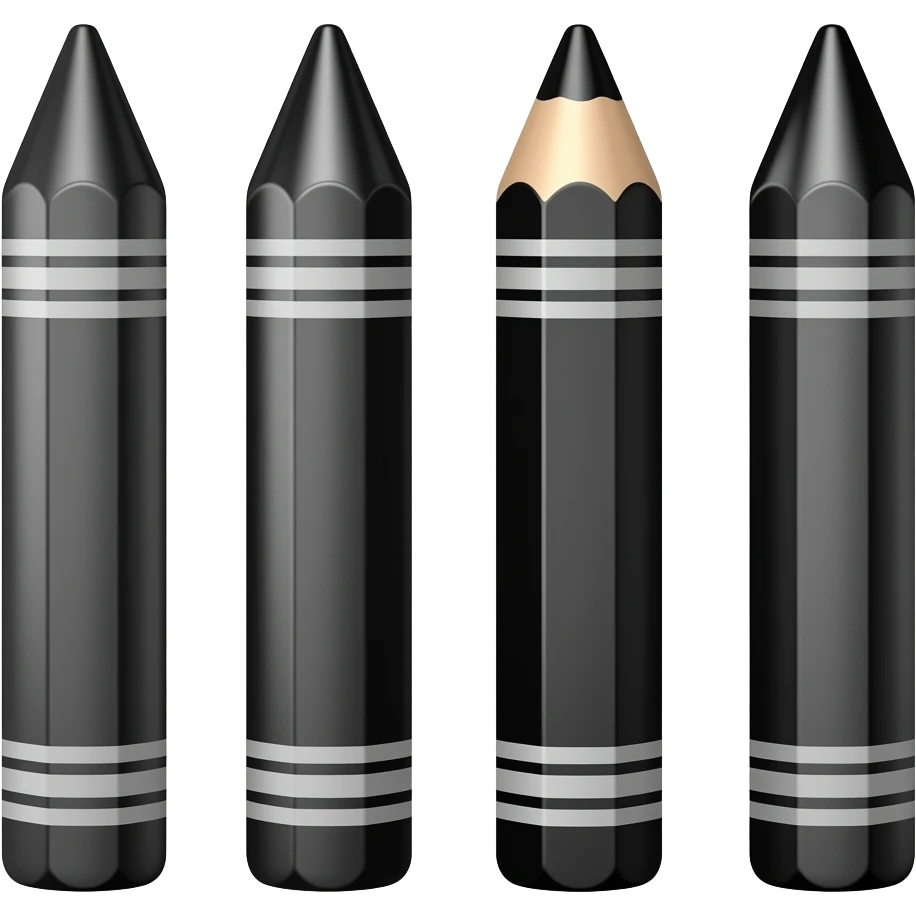 Crayons Blac emoji