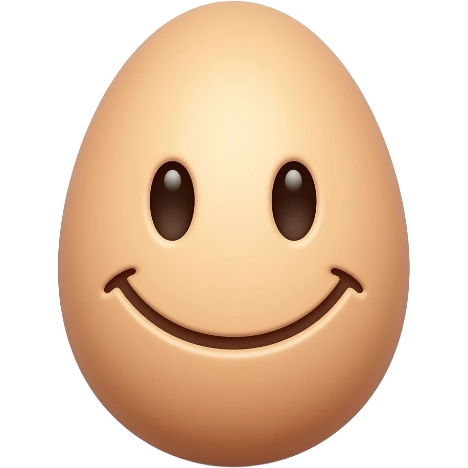 egg smile egg less egg no bee emoji