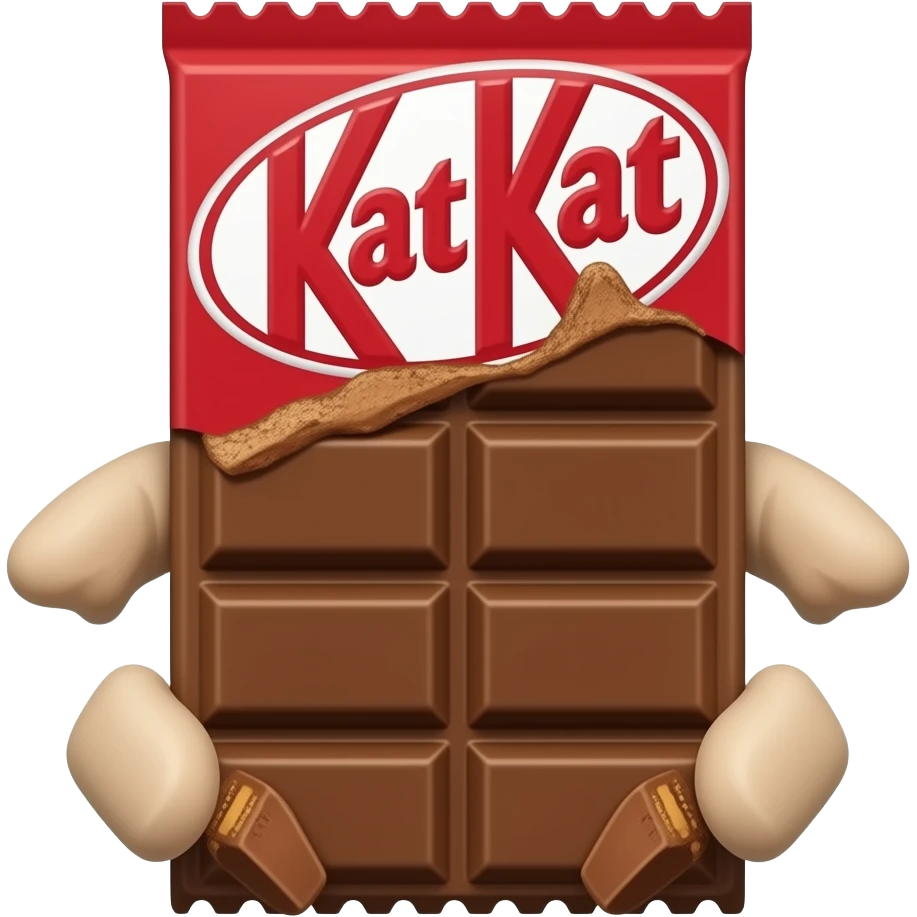 kit kat chocolate emoji