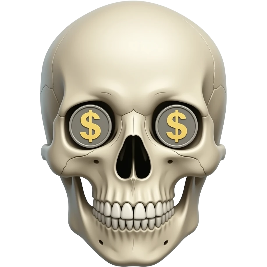 💀🤑 emoji