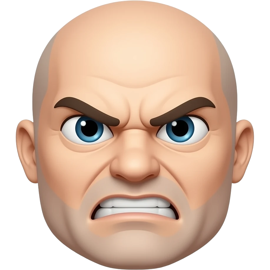 angry face emoji