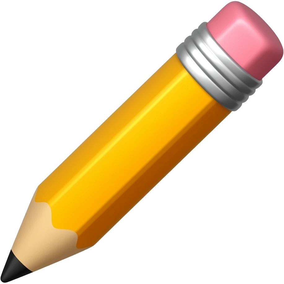 Pencil emoji