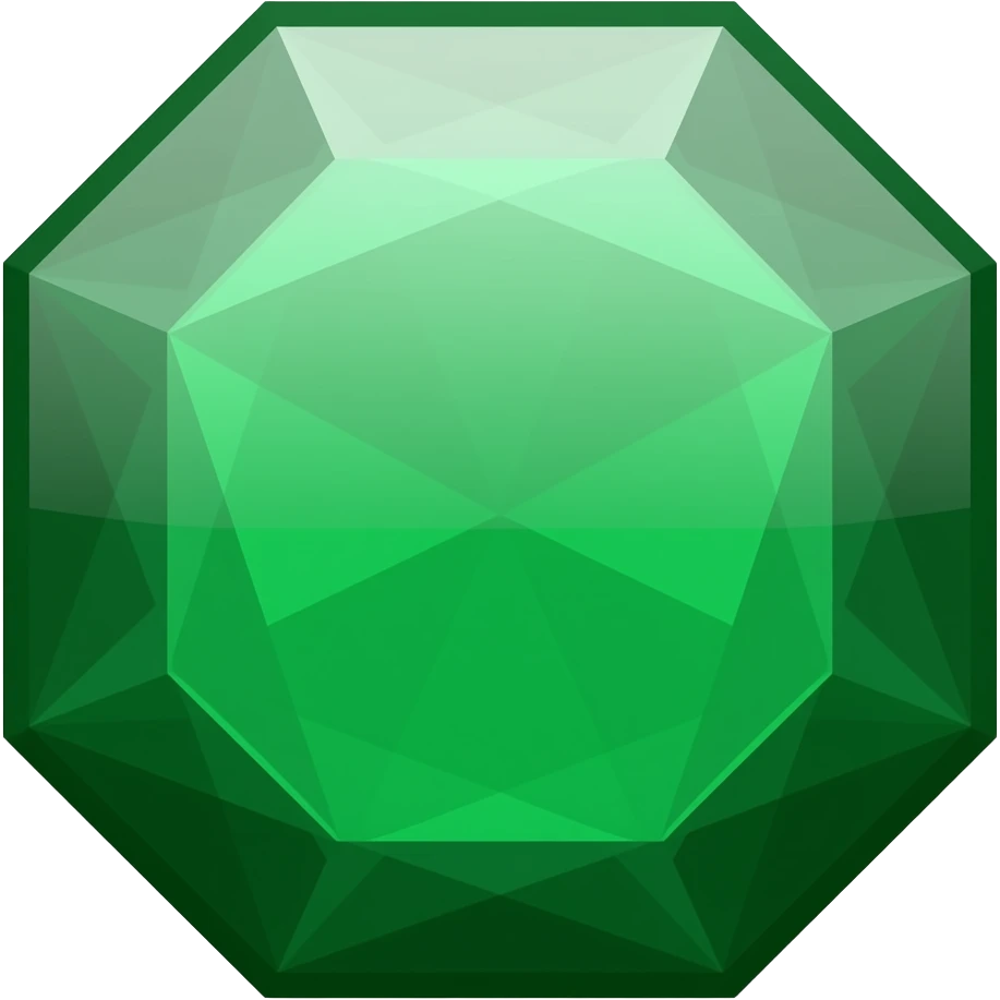 Make an emerald emoji