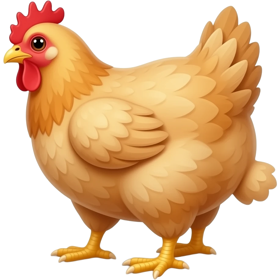 chicken butt emoji