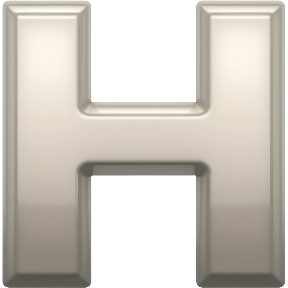 Letter 𝐇 emoji