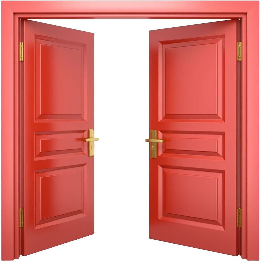 red  open door emoji