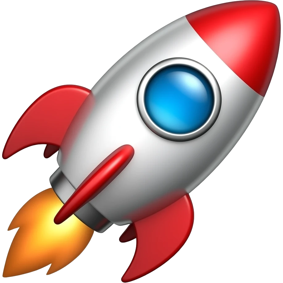 Rocket emoji