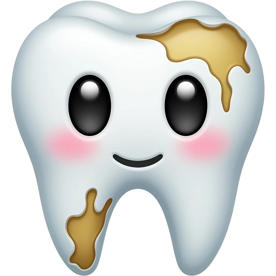 Tooth decay emoji