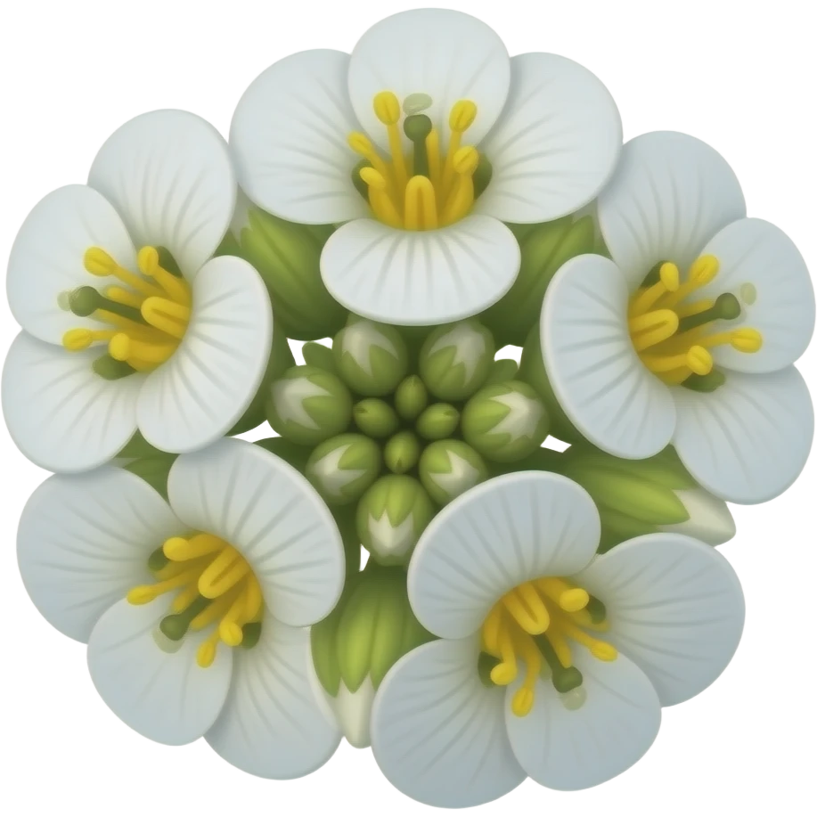 нарисуй цветы asperugo procumbens emoji