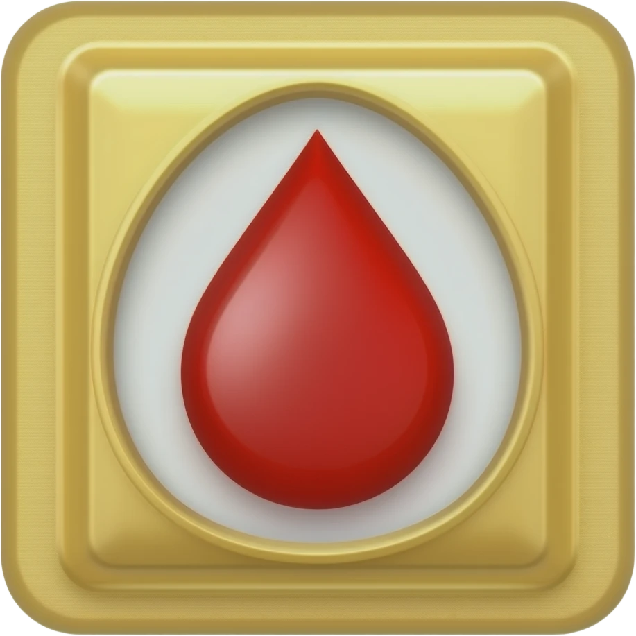 Verificación blood de oro emoji