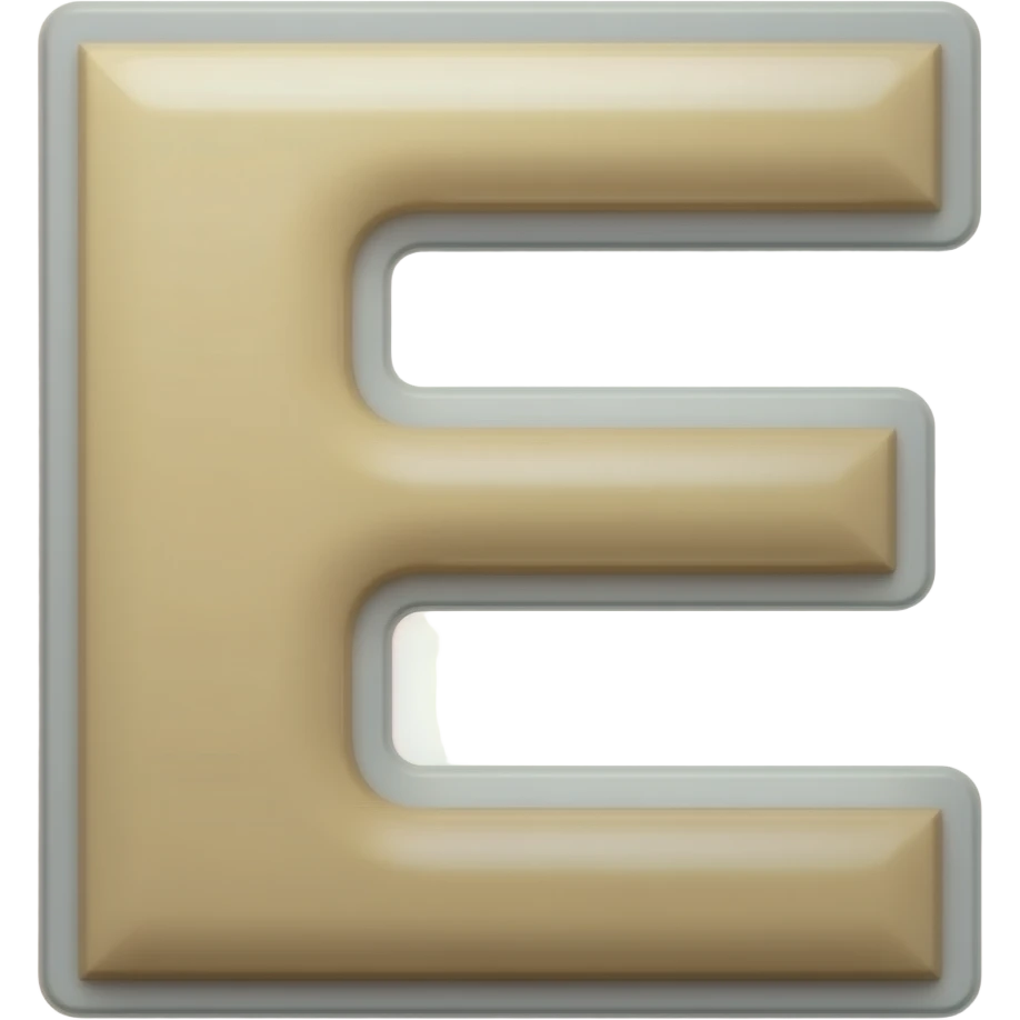 Letra E emoji