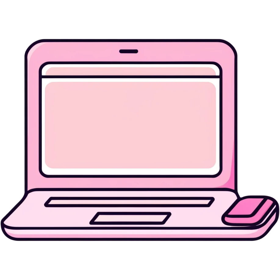Pink Web browser emoji