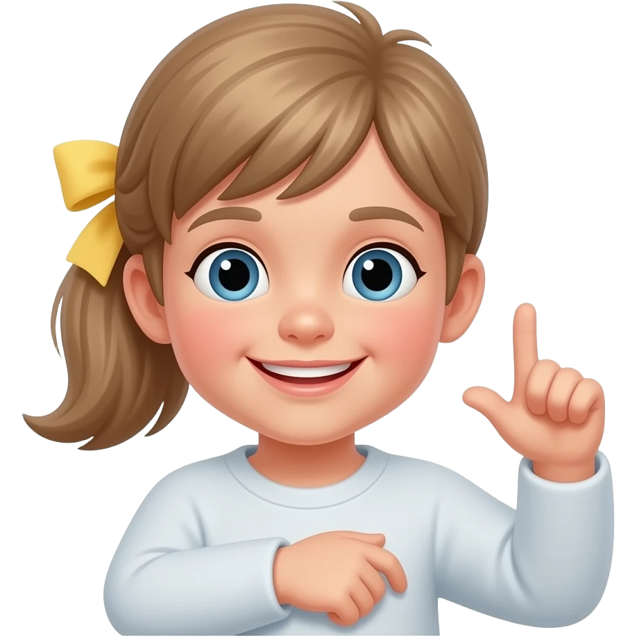 kid helping emoji