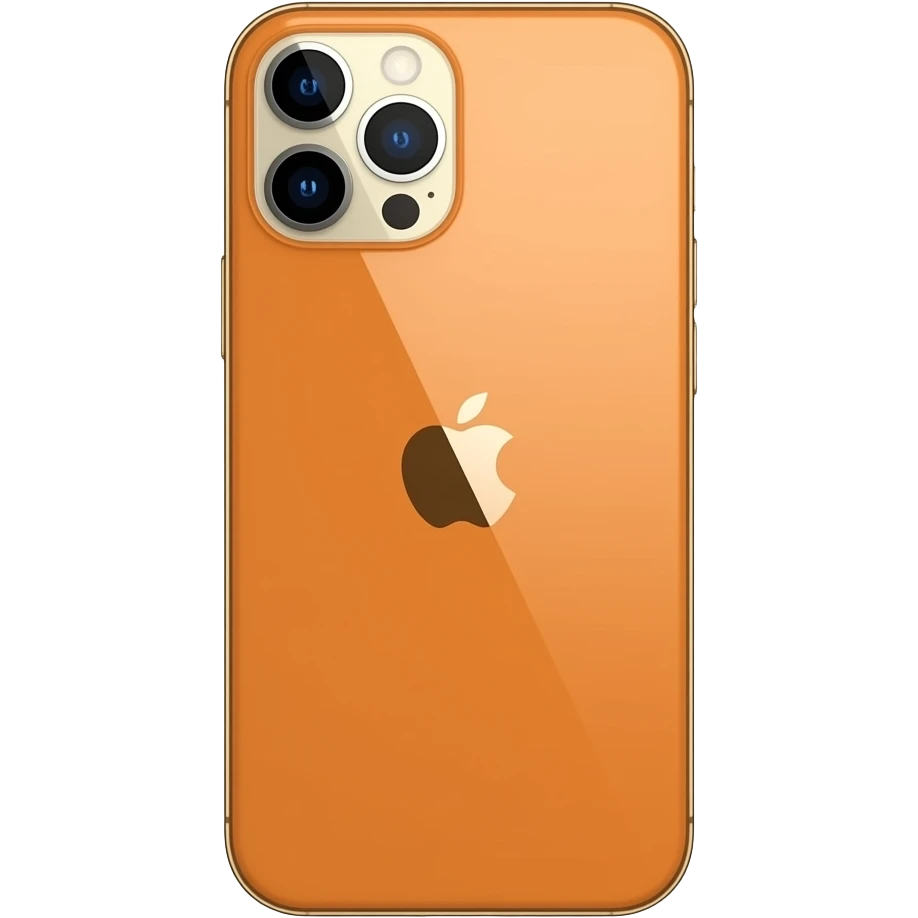 یه ایموجی گوشی ایفون ۱۷ نارنجی پرومکس بشاز emoji