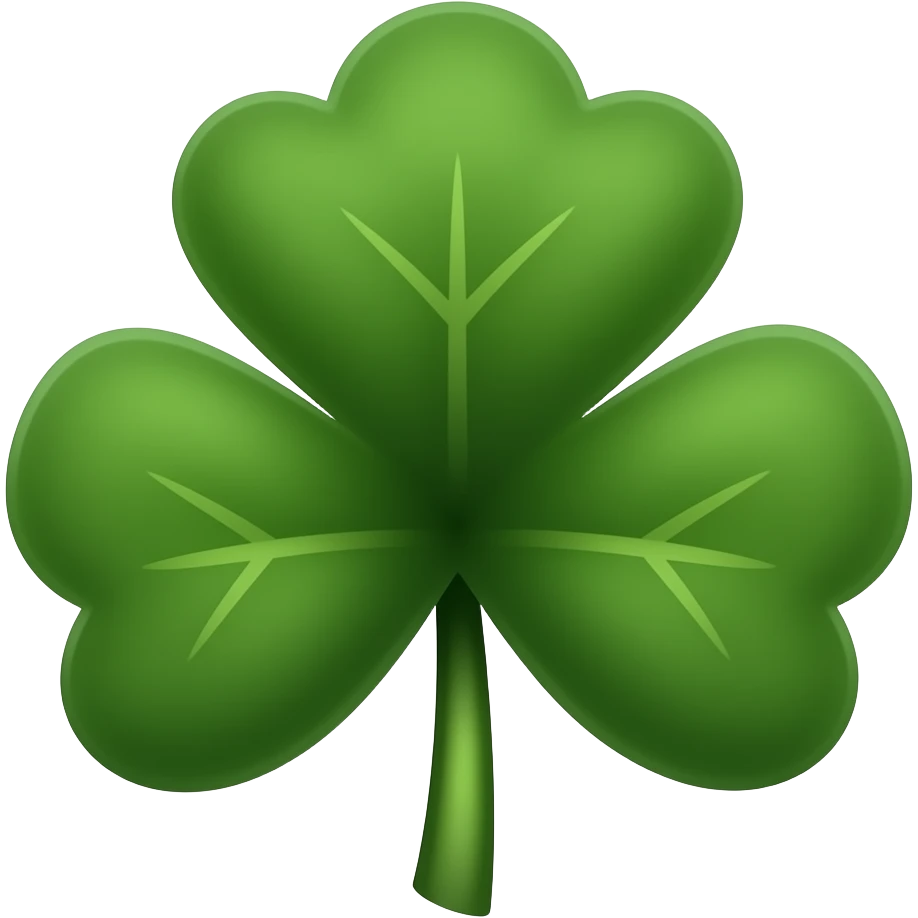 Five leaf from black clover emoji
