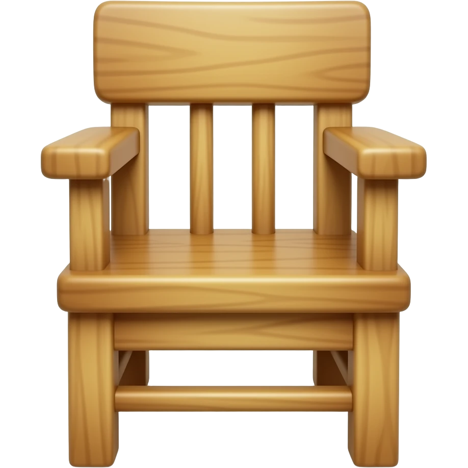 wooden chair emoji