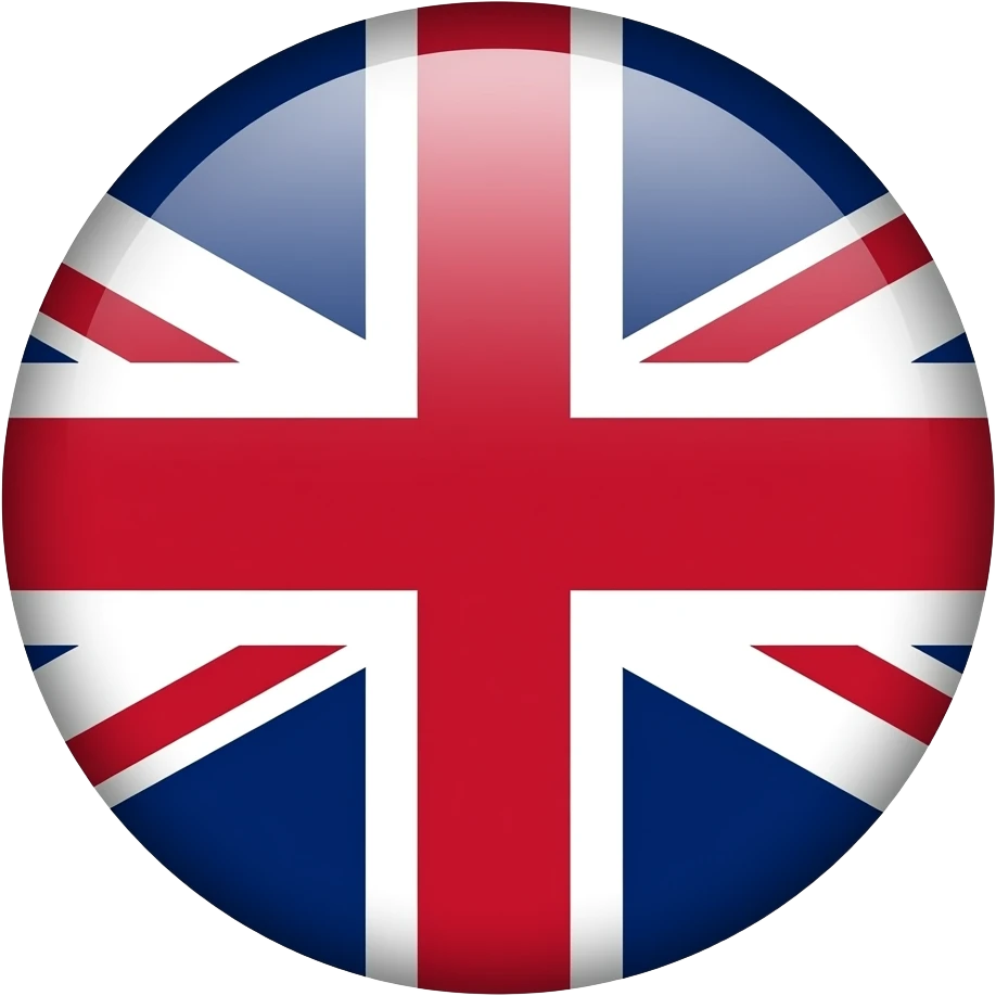 Circle shape uk flag emoji
