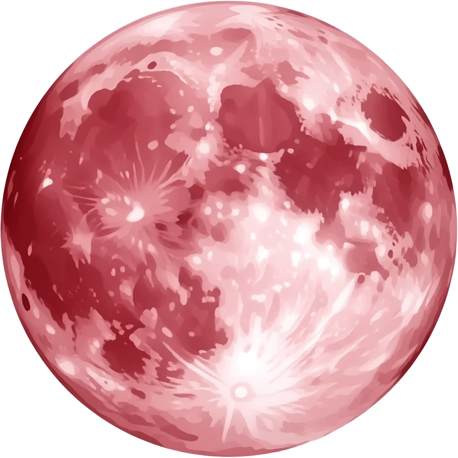 Blood moon emoji