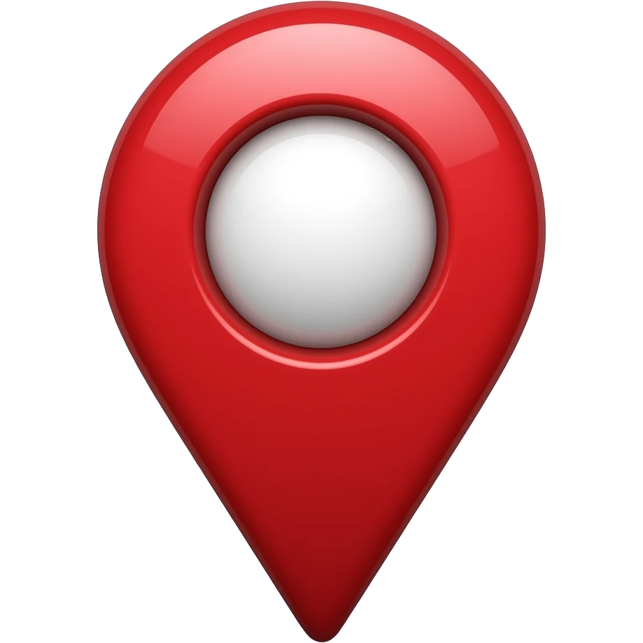 Alfinete de localização  vermelho emoji