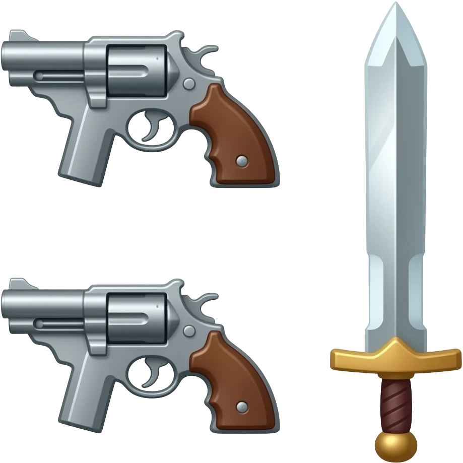 Dante's Gun and Sword from Devil May Cry emoji