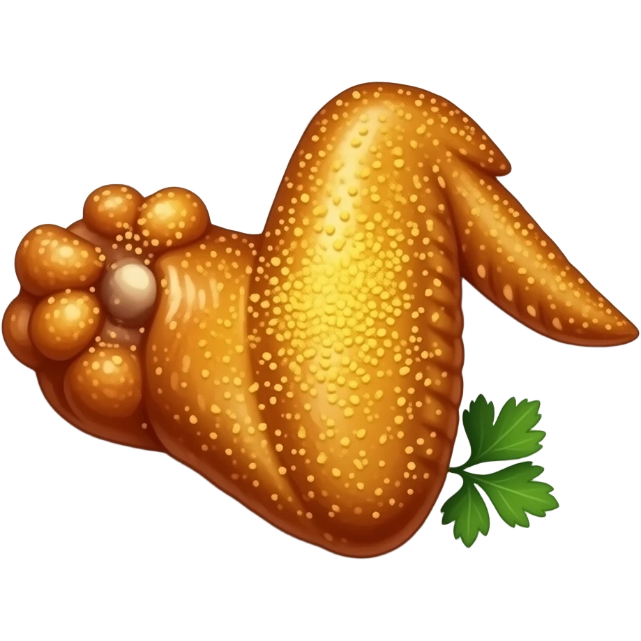 lemon-pepper flavored chicken wing emoji
