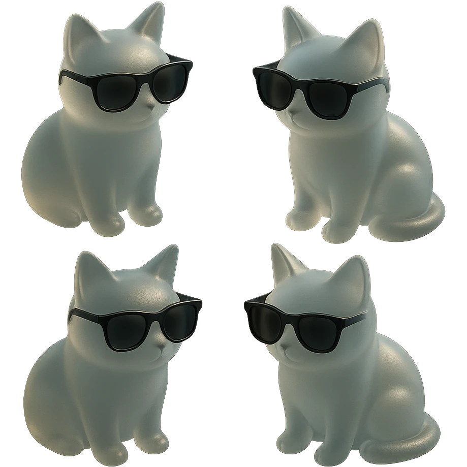 Cat wearing sunglasses emoji