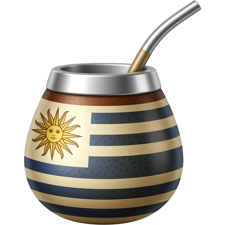 quiero que hagas un mate uruguayo emoji
