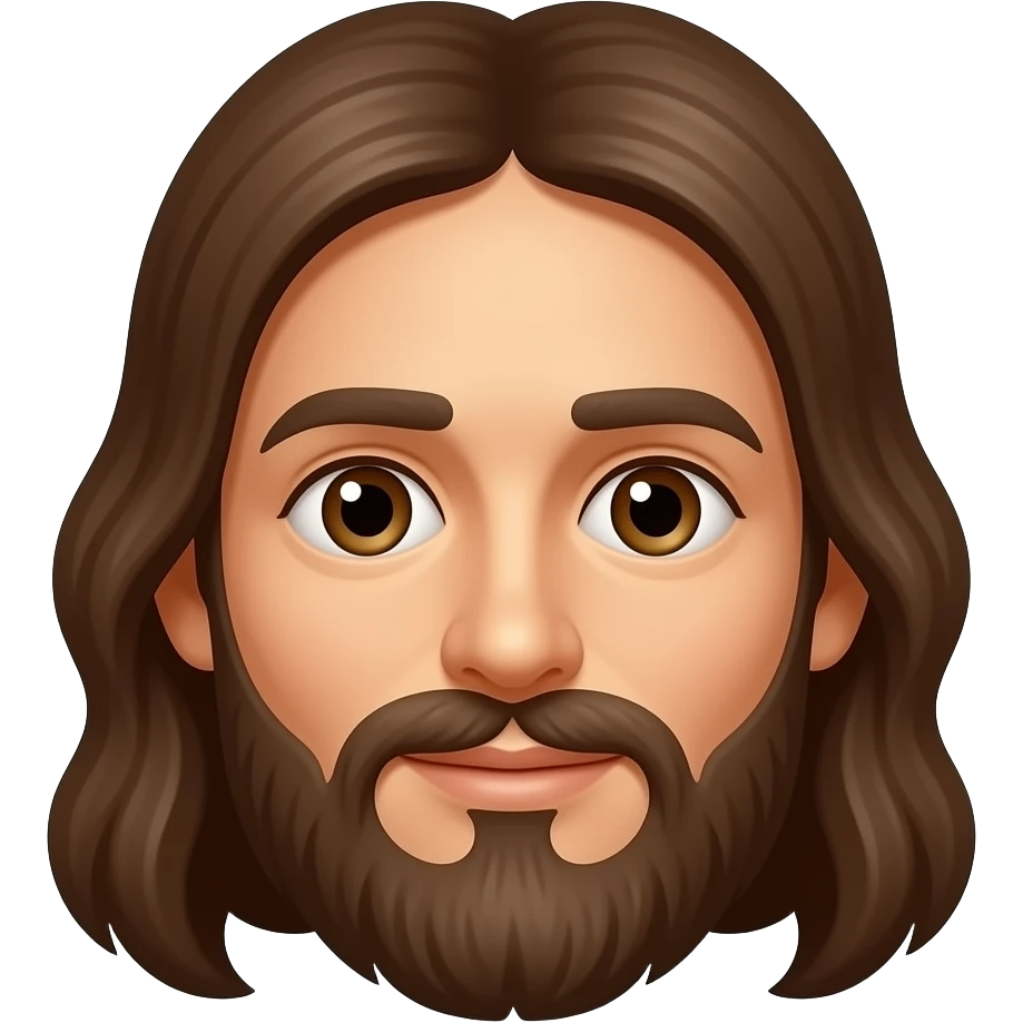 jesus in red letters emoji