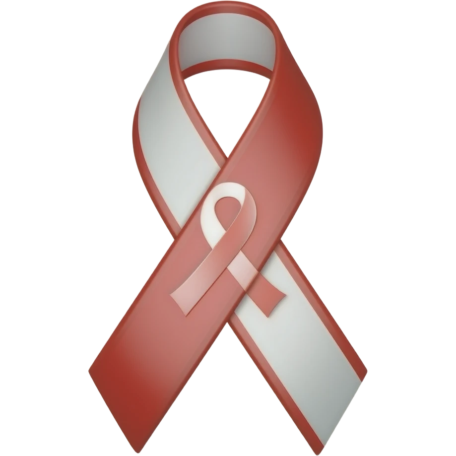 Colon cancer awareness ribbion emoji