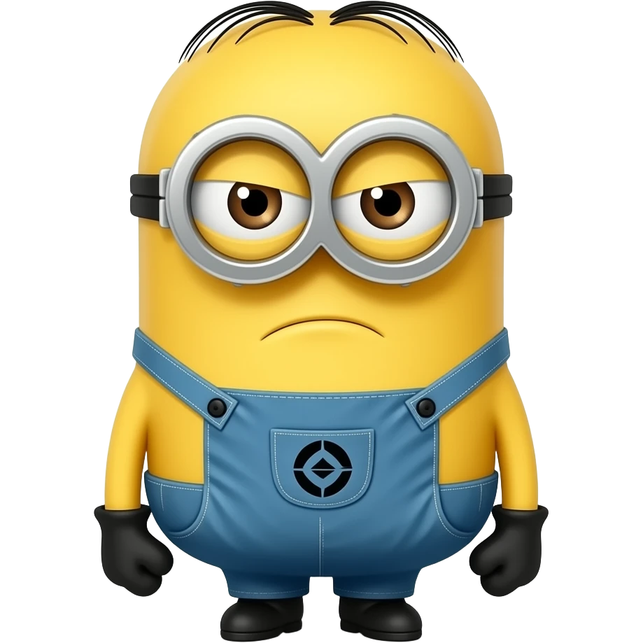 Angry minion emoji