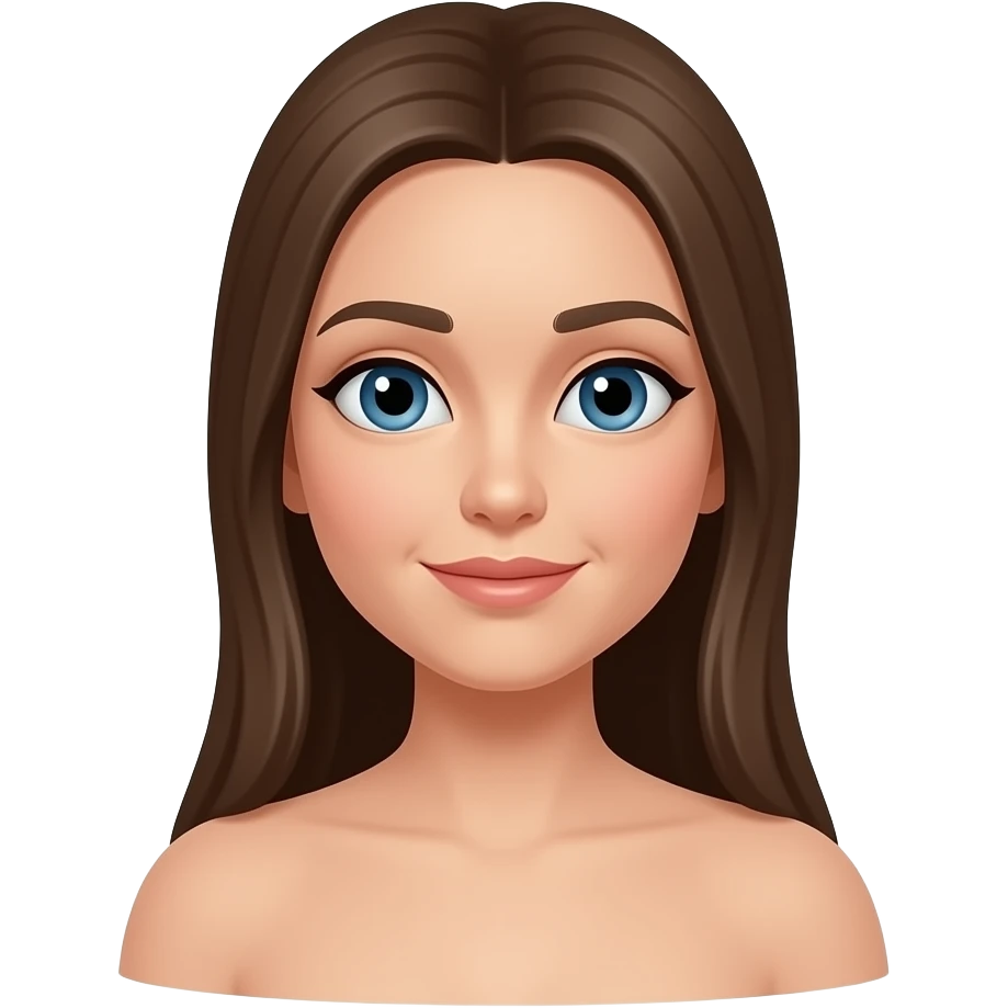Создай голаю женщину emoji