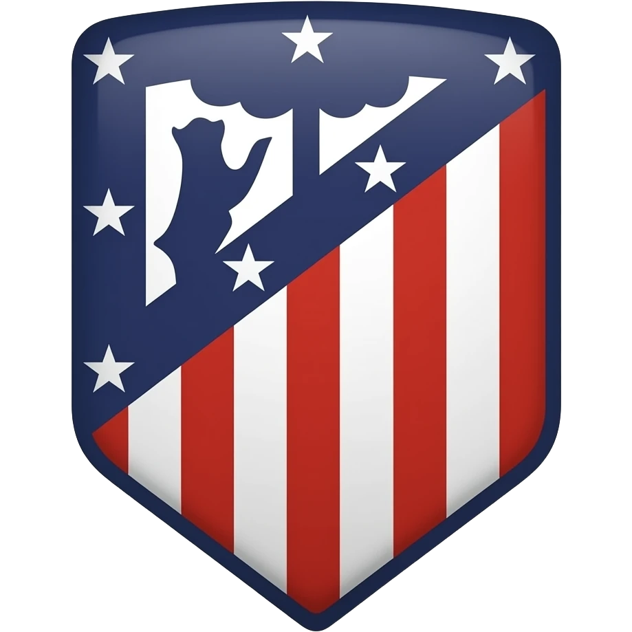 escudo solo atlético Madrid emoji