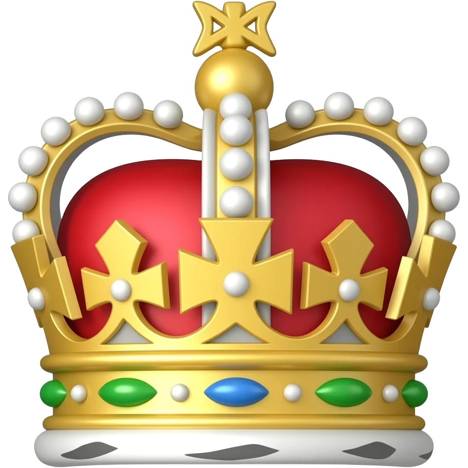 Iniciales con corona emoji