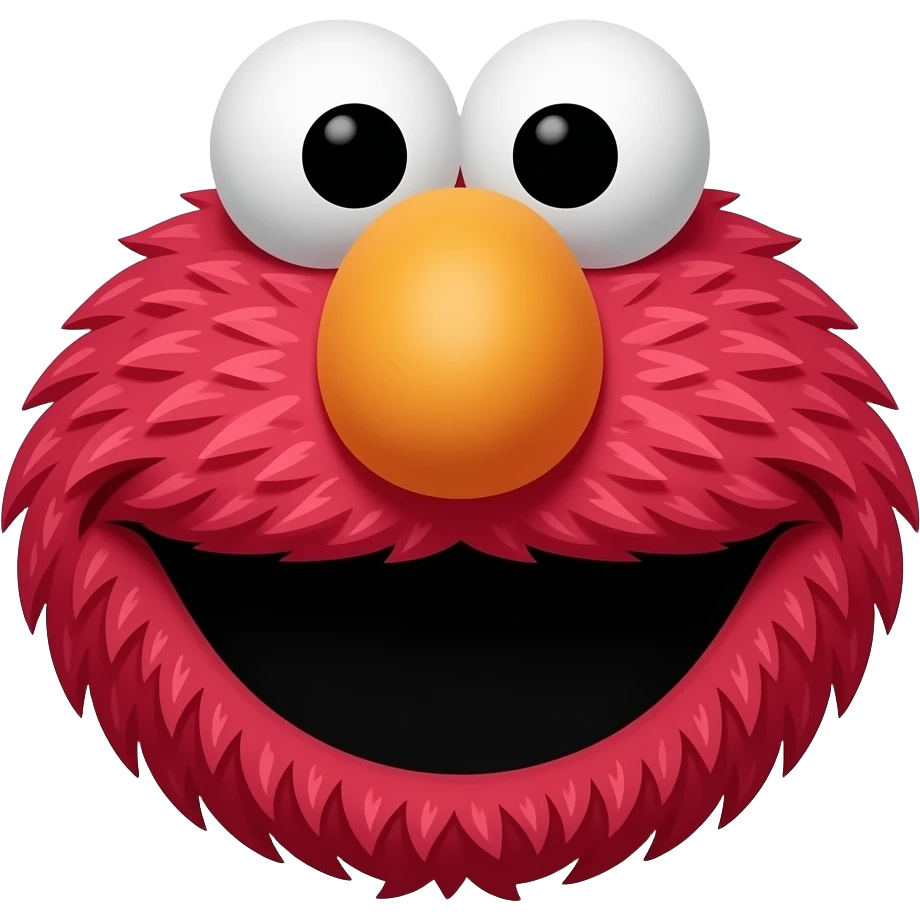 Mad elmo emoji