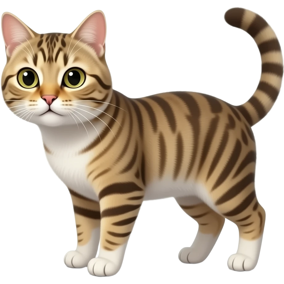 Create a cat with a fire ball emoji