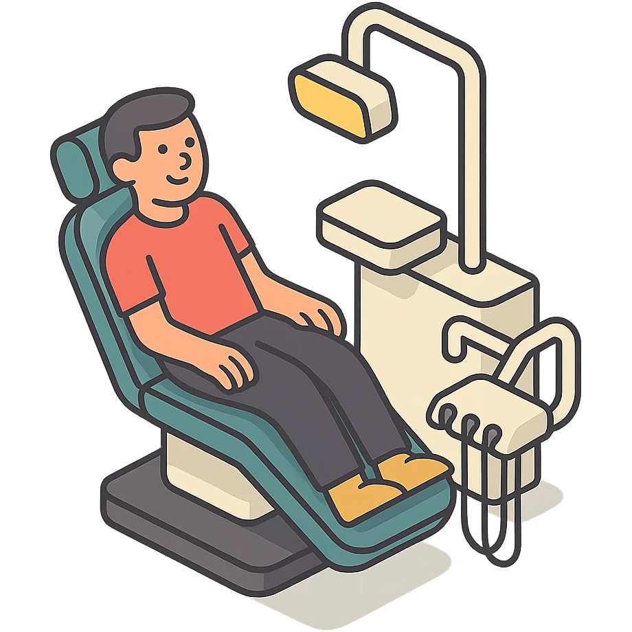The guy at the dentist's office emoji