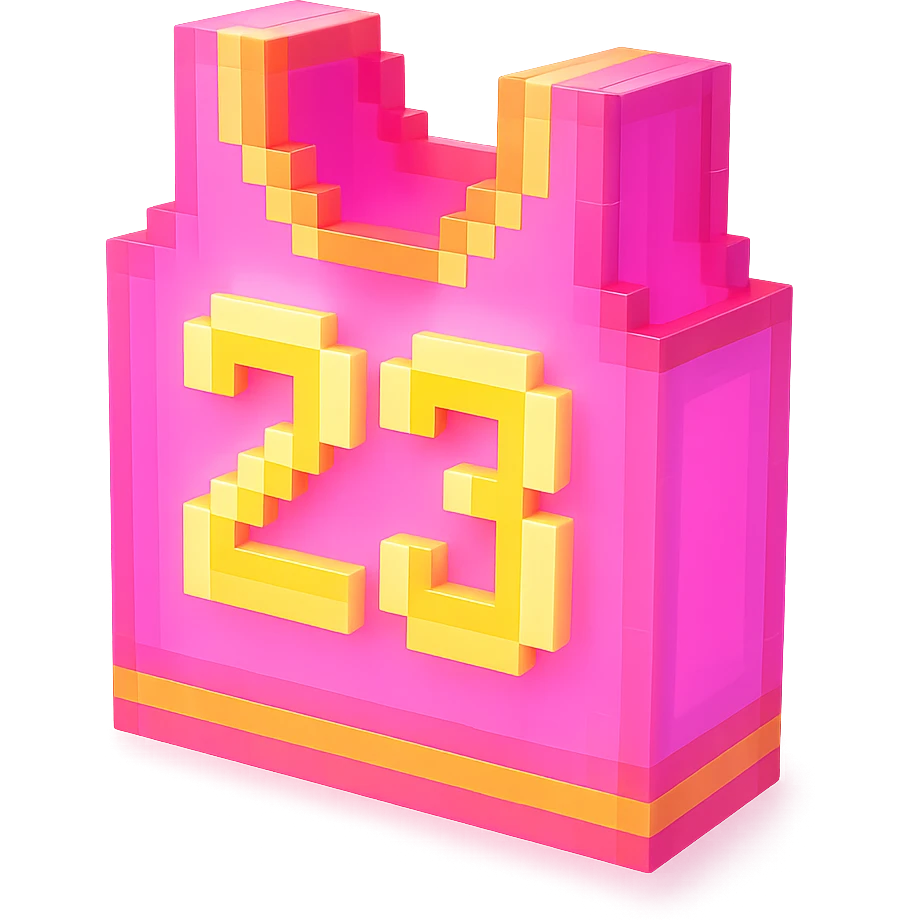 светящейся розовая баскетбольная майка с надписью "23", no background emoji