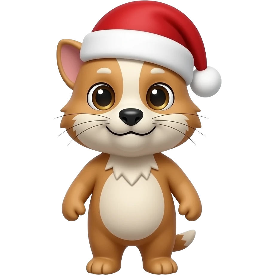 santa hat animal emoji