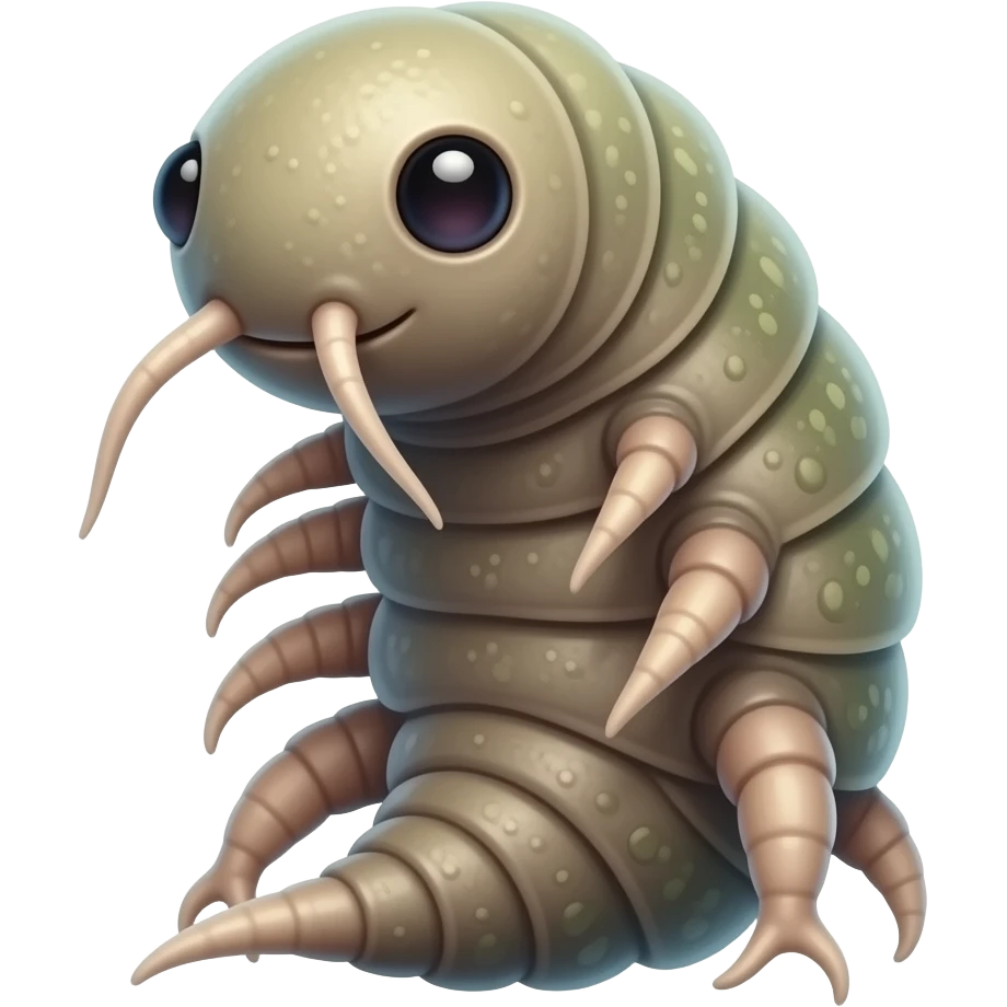 Tardigrade in space emoji