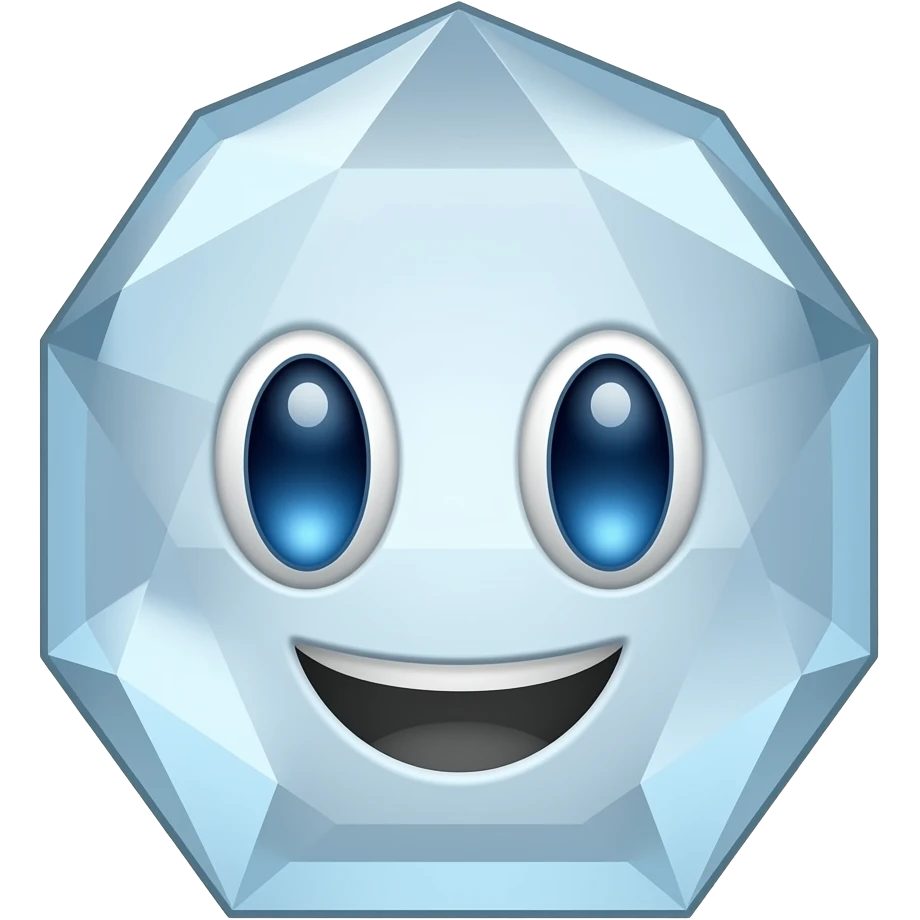 Meth crystal naughty face emoji
