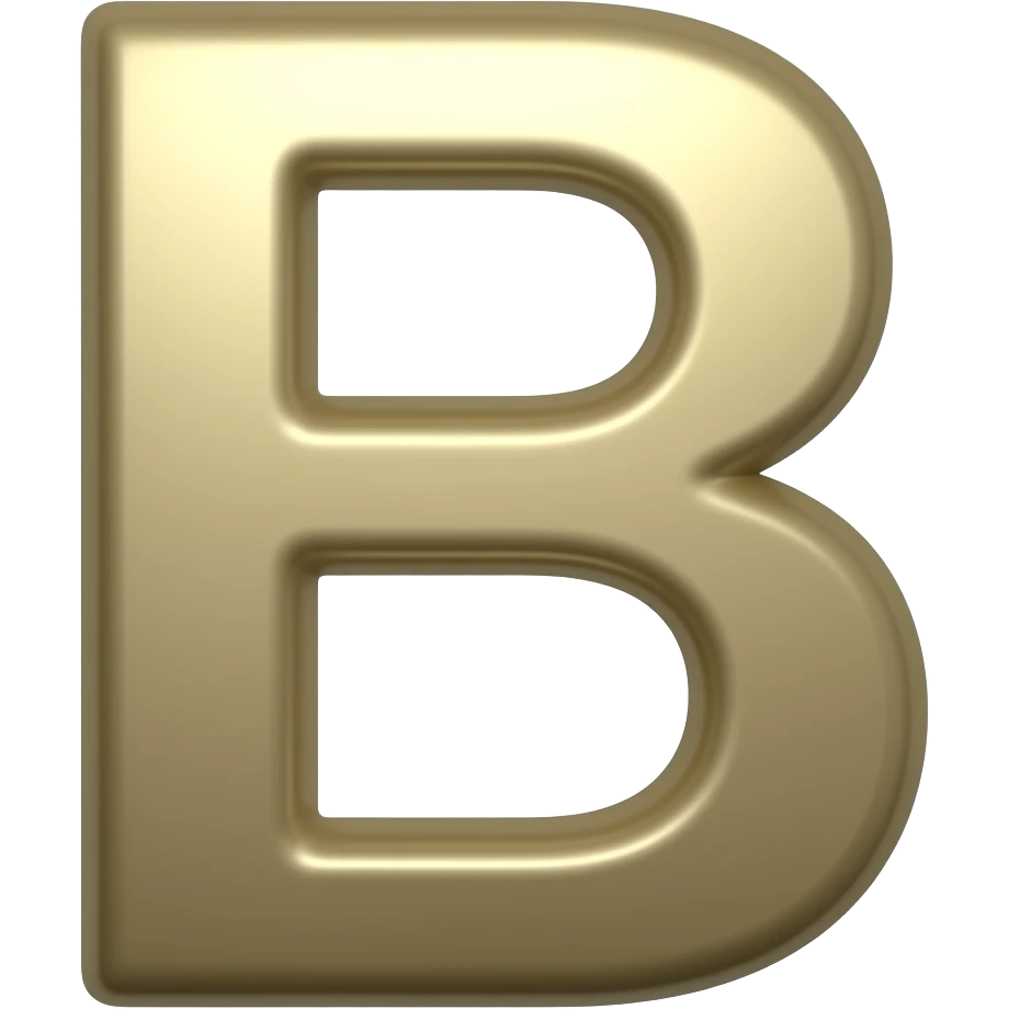 B emoji