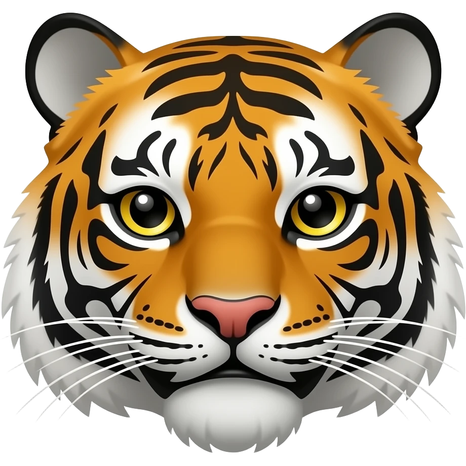 Tiger themed dodge challenger with eyes emoji