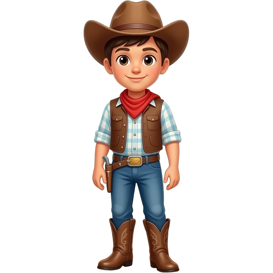 young cowboy emoji