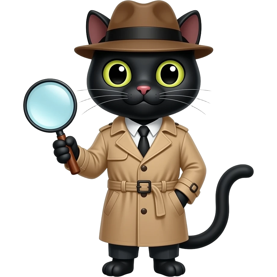 猫侦探猫 emoji
