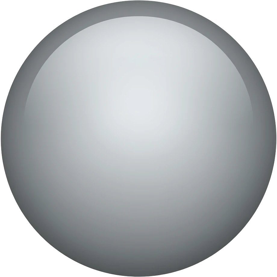 Gray Circle emoji