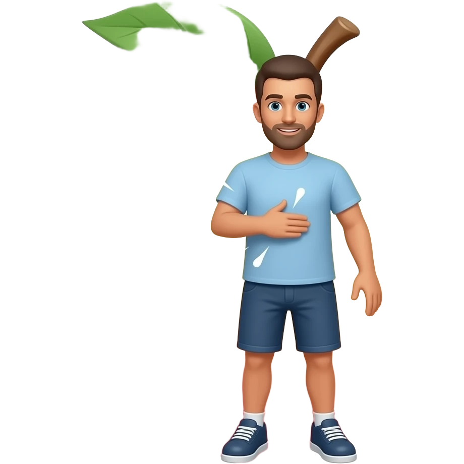 Slap peach emoji