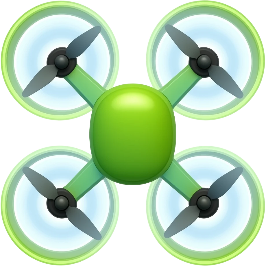 green drone emoji