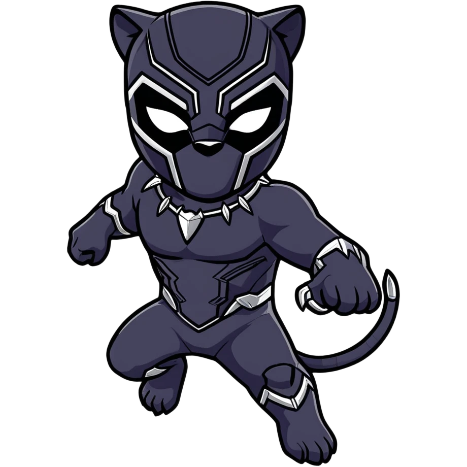 Black panter emoji